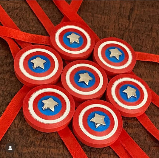 Captain America Quilling rakhi