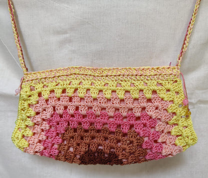 Crochet Crossbody Sling Bag