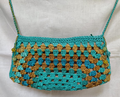 Crochet Crossbody Sling Bag