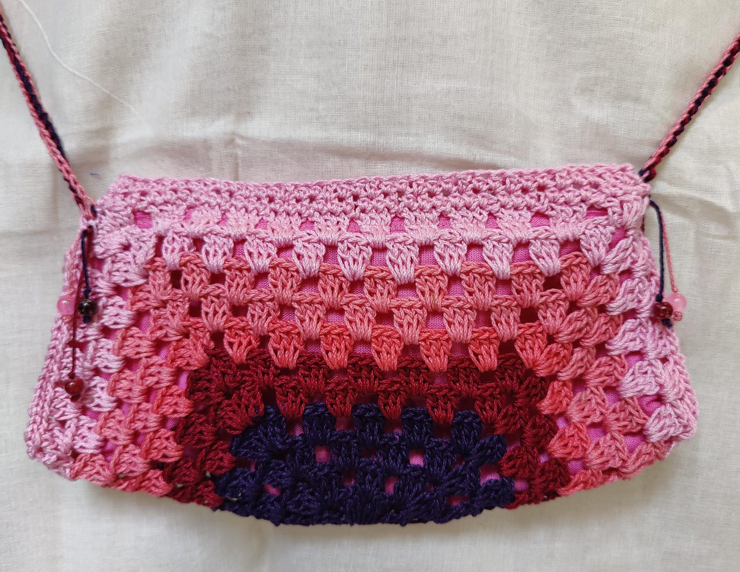 Crochet Crossbody Sling Bag